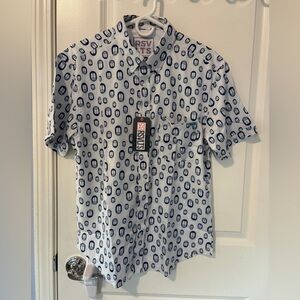 RSVLTS MEET THE BEETLES KUNUFLEX Short Sleeve Shirt Size Medium